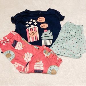 💥 3 for $10! 3-piece pajama set toddler girls